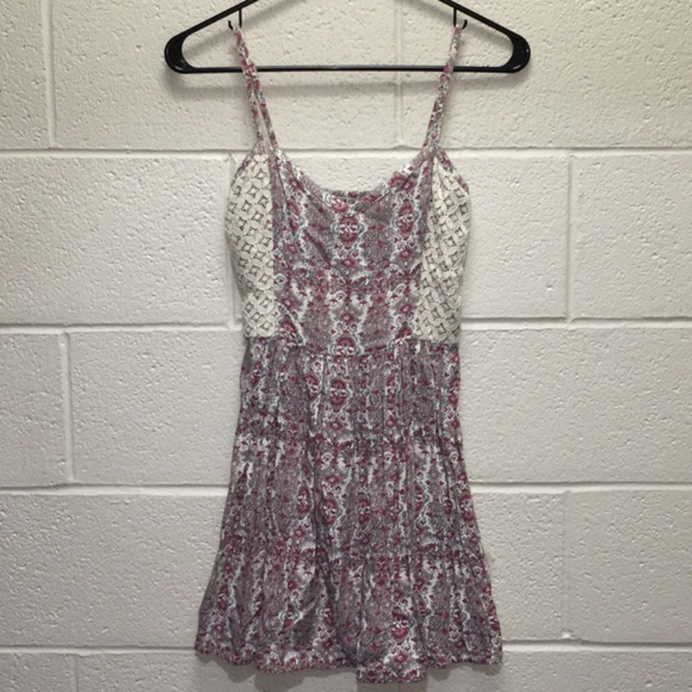 Abercrombie Paisley w lace dress